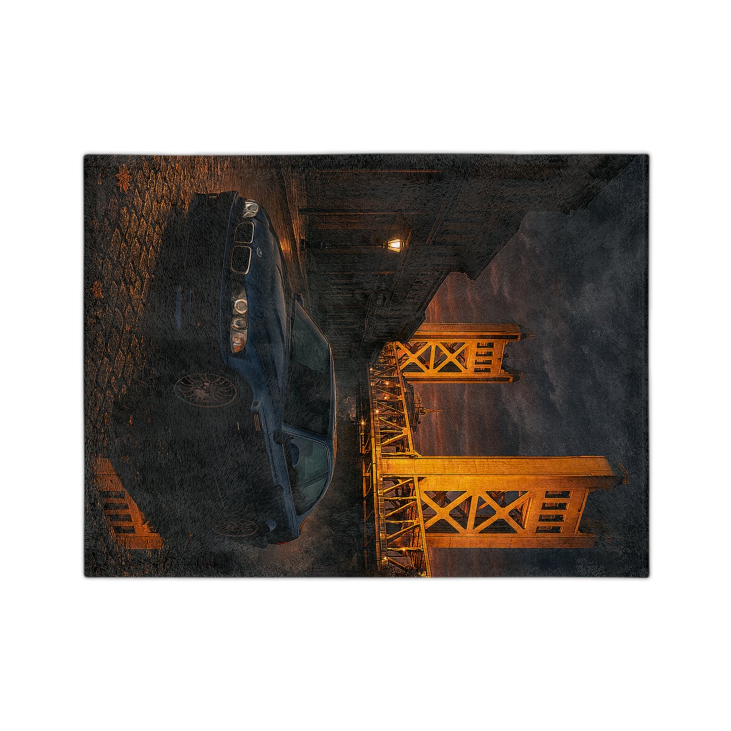 BMW E46 Velveteen Soft Blanket – Luxury Car Enthusiast