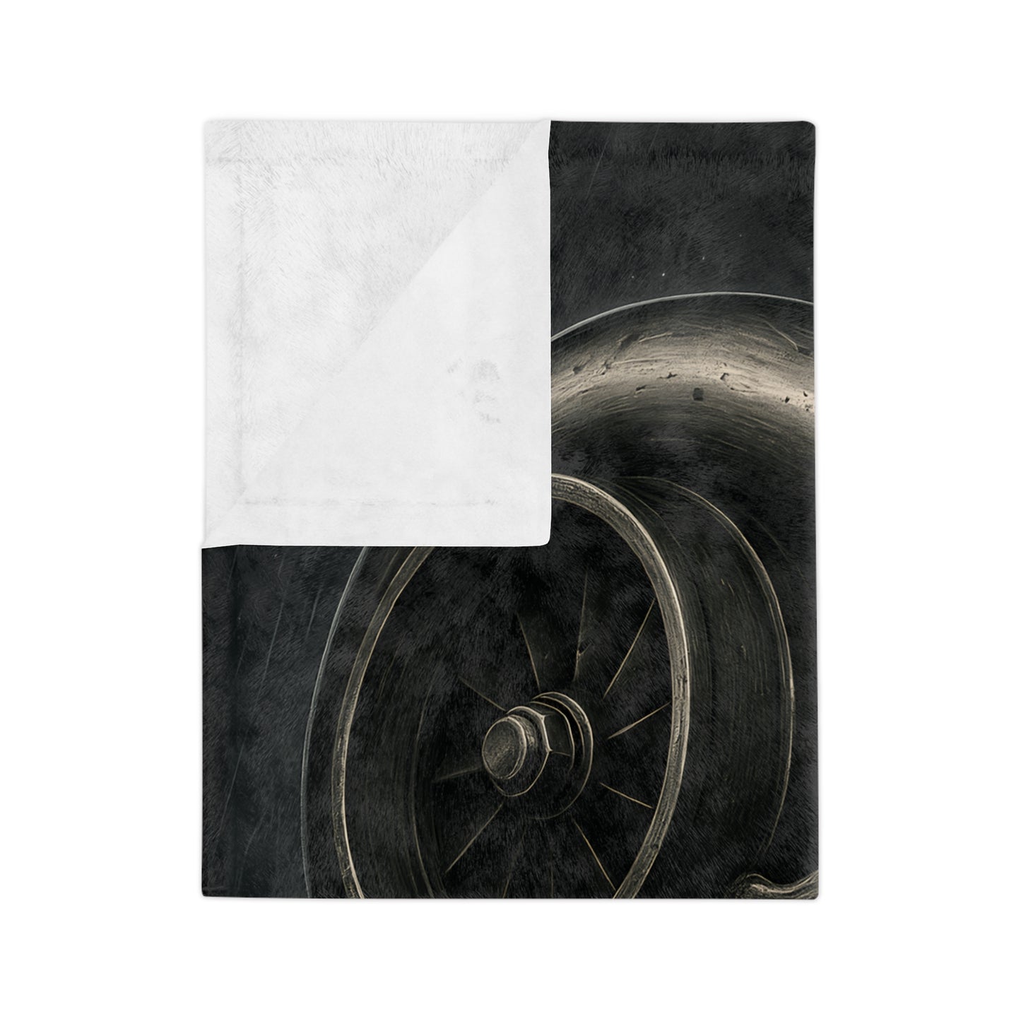 Skull Turbocharged Velveteen Blanket