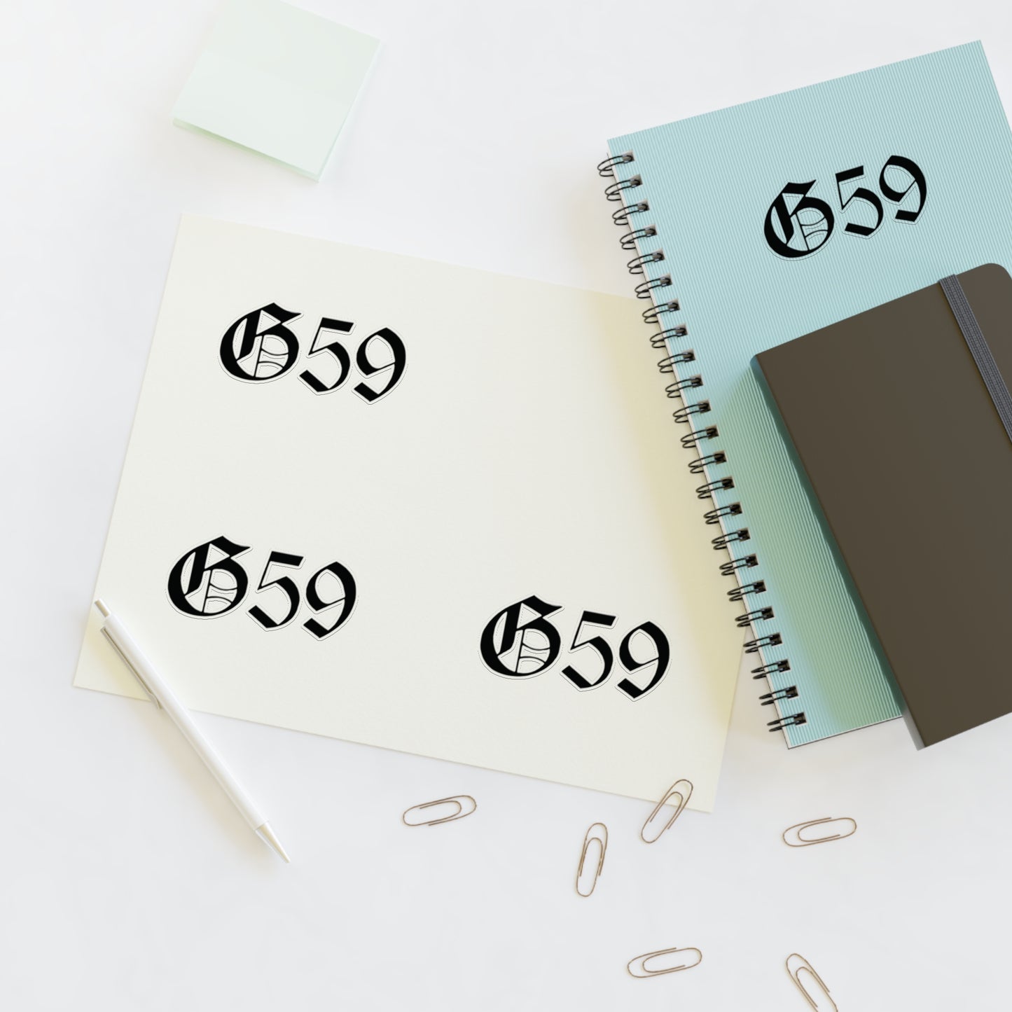 G59 Stickers for Water Bottles, Notebooks, Laptops