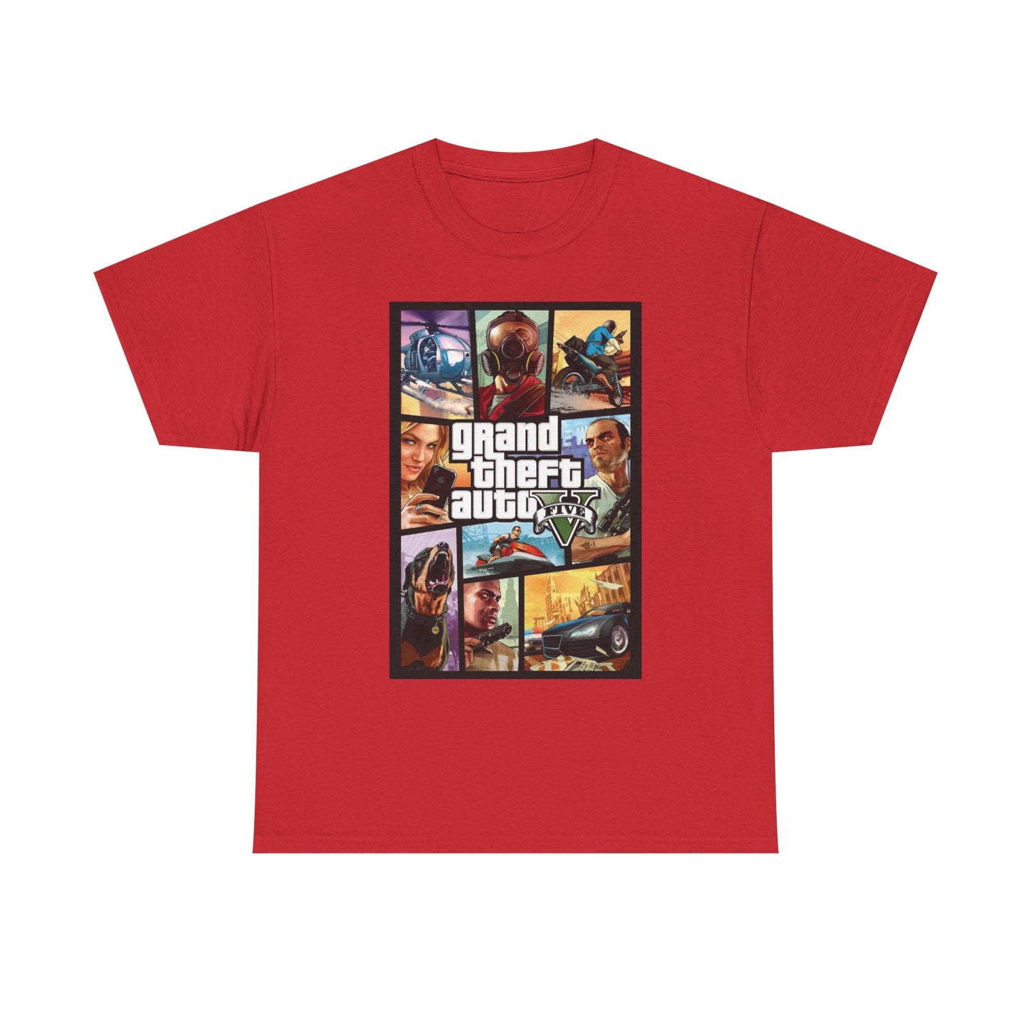 Grand Theft Auto V Unisex Heavy Cotton Tee