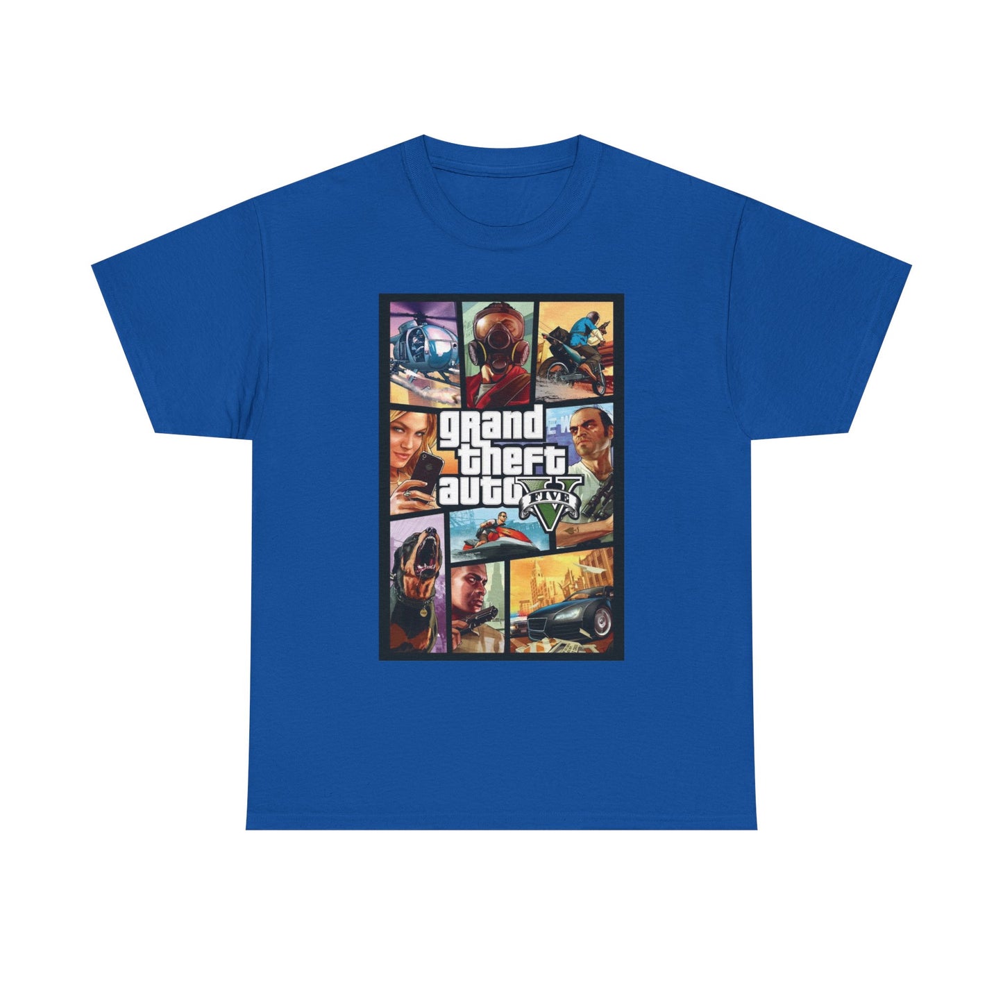 Grand Theft Auto V Unisex Heavy Cotton Tee