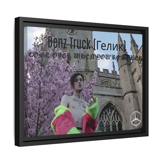 Benz Truck Lil Peep Framed Art Print